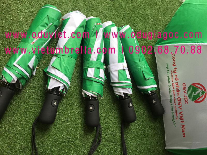 xưởng sản xuất ô dù cầm tay in logo quảng cáo